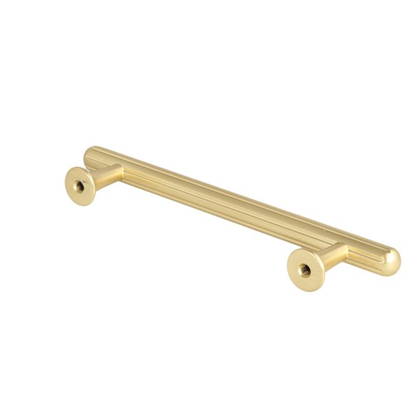 Linjeret Greb "Oria" - B�rstet Messing - cc 96mm