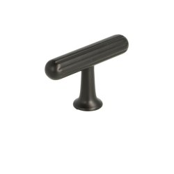 Linjeret T-Bar "Oria" - Sort - 50mm