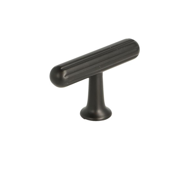 Linjeret T-Bar "Oria" - Sort - 50mm
