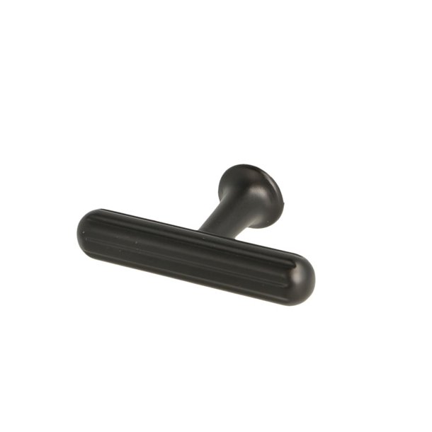 Linjeret T-Bar "Oria" - Sort - 50mm