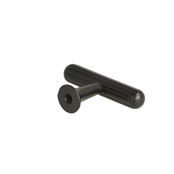 Linjeret T-Bar "Oria" - Sort - 50mm