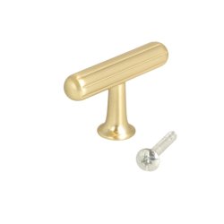 Riflet T-Bar "Oria" - B�rstet Messing- 50mm