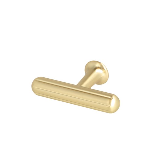 Riflet T-Bar "Oria" - B�rstet Messing- 50mm