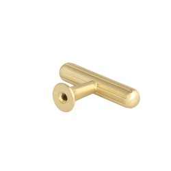 Riflet T-Bar "Oria" - B�rstet Messing- 50mm