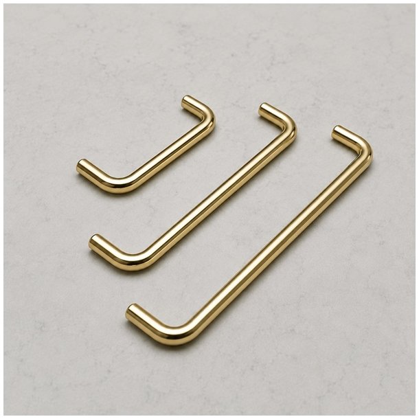 Greb "Galla" - Poleret Messing - cc 96mm