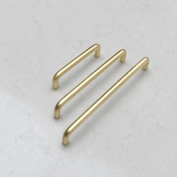Greb "Galla" - Poleret Messing - cc 128mm