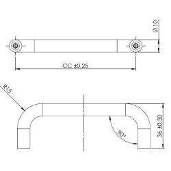 Greb "Galla" - Rustfri Stl - cc 288mm