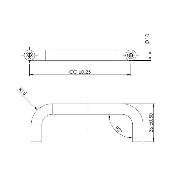 Greb "Galla" - Rustfri Stl - cc 288mm