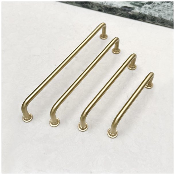 Greb "Diana" - B�rstet Messing med Lak - cc 128mm