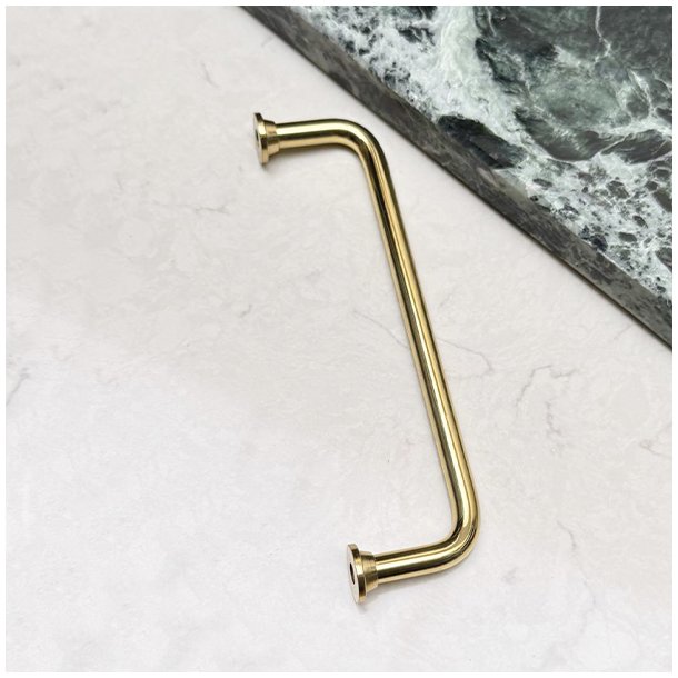 Greb "Diana" - Poleret Messing uden Lak - cc 128mm