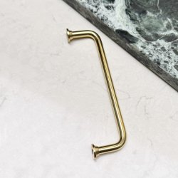 Greb "Diana" - Poleret Messing med Lak - cc 160mm