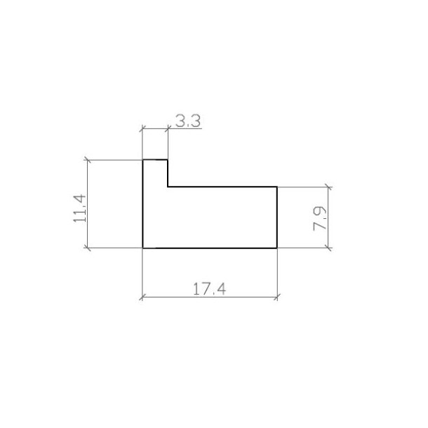 Greb "Appia" - Aluminium  - cc 96mm