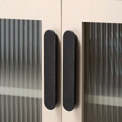 Trgreb "Lark" - Sortbejdset Eg - cc 128mm