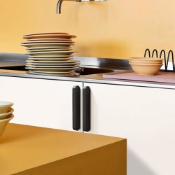 Trgreb "Tern" - Sortbejdset Eg - cc 128mm