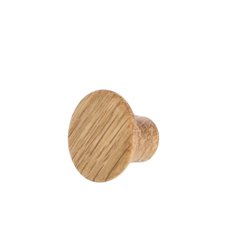 Mbelknop/knage "Robin" - Lakeret Eg - 28mm