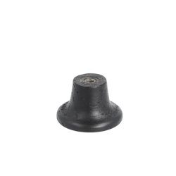 Mbelknop/knage "Robin" - Sortbejdset Eg - 28mm