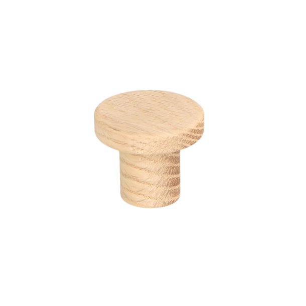 Mbelknop/knage "Kite" - Ubehandlet Eg - 33mm