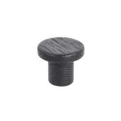 Mbelknop/knage "Kite" - Sortbejdset Eg - 33mm