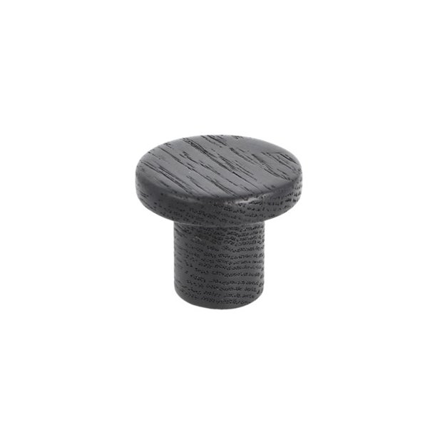 Mbelknop/knage "Kite" - Sortbejdset Eg - 33mm