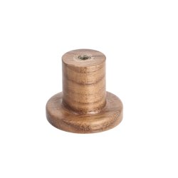 Mbelknop/knage "Kite" - Lakeret Valnd - 33mm