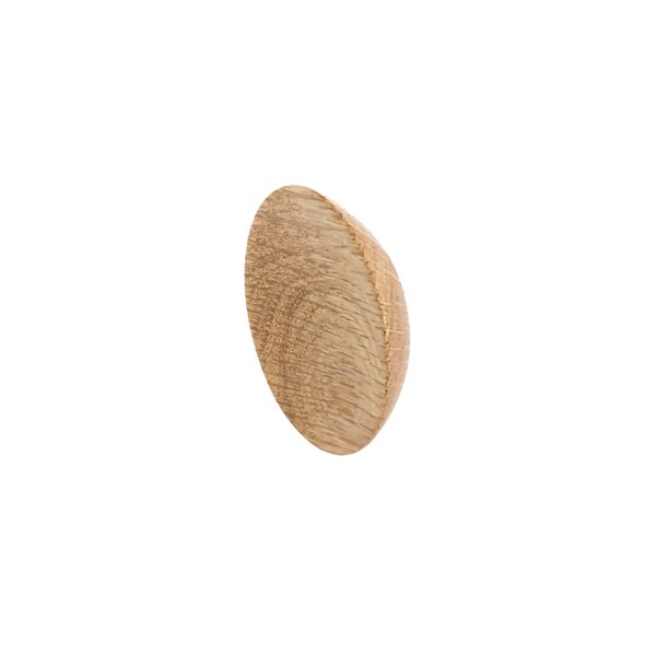 Mbelknop "Quail" - Lakeret Eg - 64mm