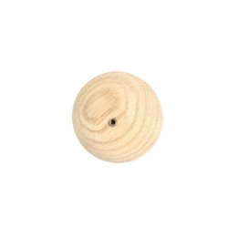 Mbelknop "Quail" - Ubehandlet Eg - 64mm