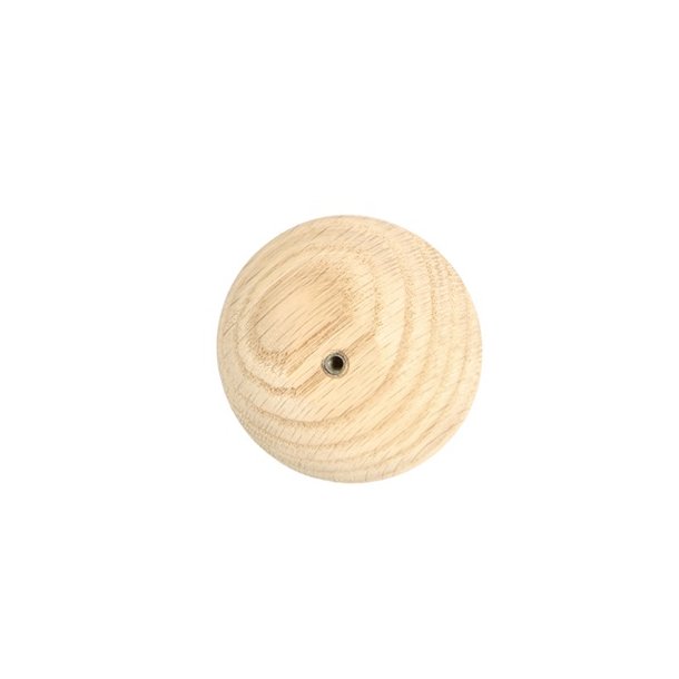 Mbelknop "Quail" - Ubehandlet Eg - 64mm