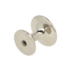 Mbelknop "Pax" 24mm - Rustfri Stl Look