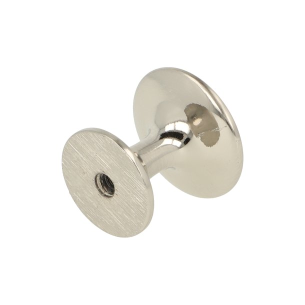 Mbelknop "Pax" 24mm - Rustfri Stl Look