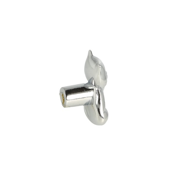 Mbelknop "Kat" 32,7x22,6mm - Forkromet