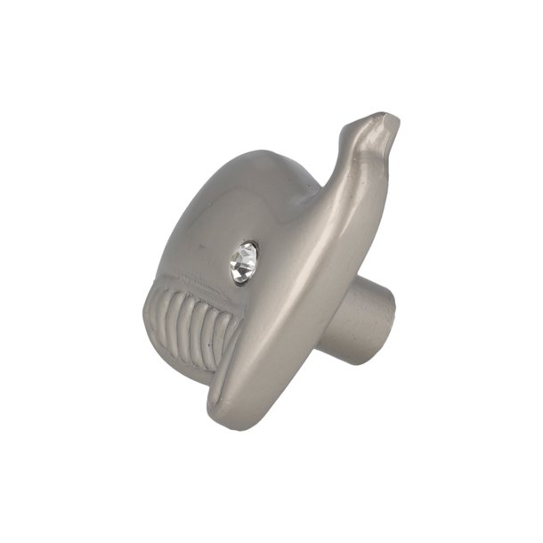 Mbelknop "Hval" 31,8x20,8mm - Mat Forniklet