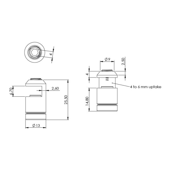 Greb "Bonsai" til 4-6mm Glas - Formessinget