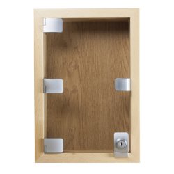 Greb "Sigyn" til 4-6mm Glas - uden Hulboring - Sort