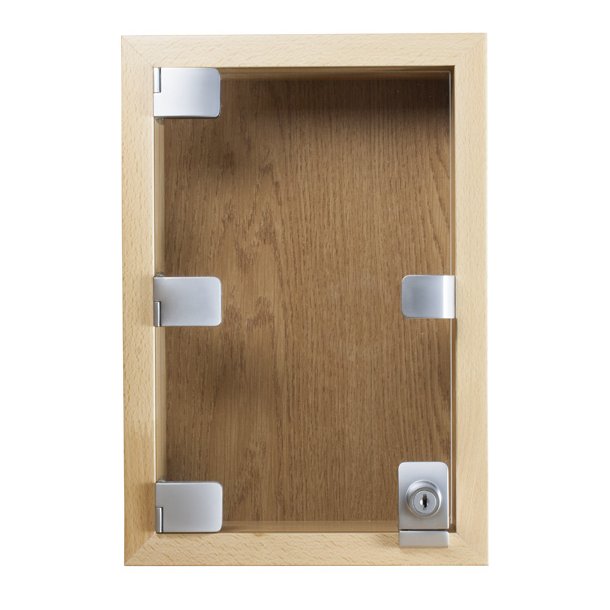 Greb "Sigyn" til 4-6mm Glas - uden Hulboring - Sort