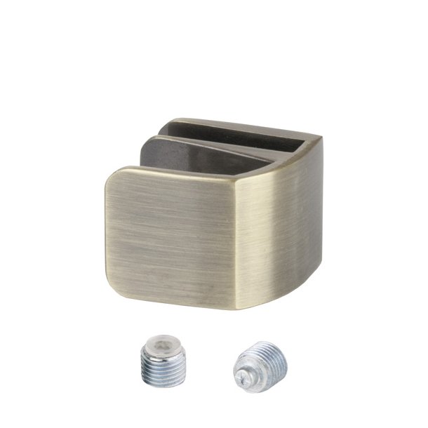 Greb "Sigyn" til 4-6mm Glas - uden Hulboring - Forkromet