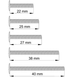 Grebsskrue M4x20mm - Elforzinket