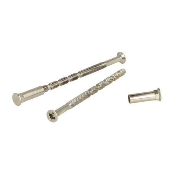 Kn�kskrues�t M4x65mm, med M�trikker - Elforzinket