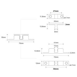 Kuglesnapls 69x12mm - Messing