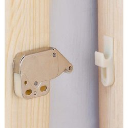 Trykls Mini Latch - Forniklet - 48,5x28x25mm
