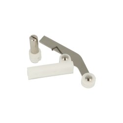 Automatisk Ls/Krog til Dobbeltdre - Forniklet