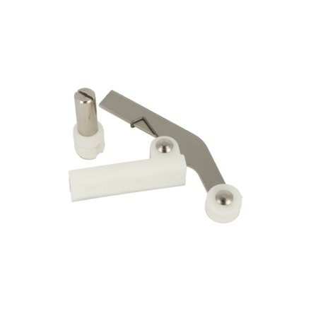 Automatisk L�s/Krog til Dobbeltd�re - Forniklet