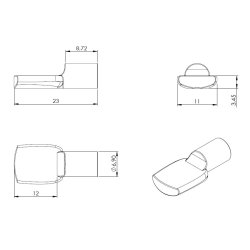 Hyldebrer 7x23mm - Formessinget