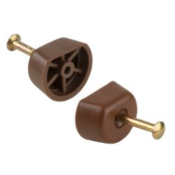 Hyldebrer 15mm - Brun Plast - med Sm