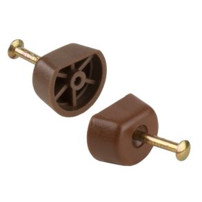 Hyldebrer 15mm - Brun Plast - med Sm