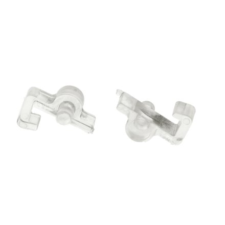 Glashyldeholder 5mm Glastykkelse - Transparent Plast