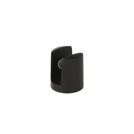 Glashyldeholder 8-10mm Glastykkelse - Sort Finish