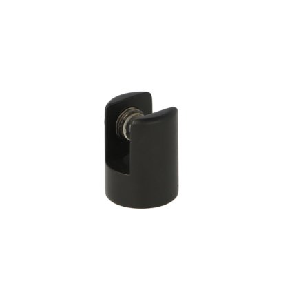 Glashyldeholder 6-10mm Glastykkelse - Sort Finish