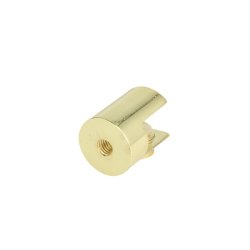 Glashyldeholder 6-10mm Glastykkelse - Messing Finish