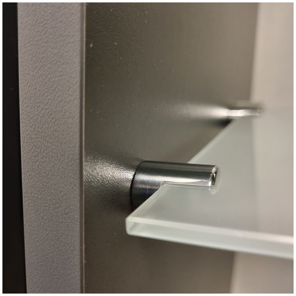 Glashyldeholder 6-10mm Glastykkelse - Mat Finish
