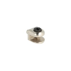 Glashyldeholder 5mm Glastykkelse - Forniklet